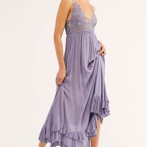 FREE PEOPLE ADELLA MAXI DRESS (LILAC GREY)